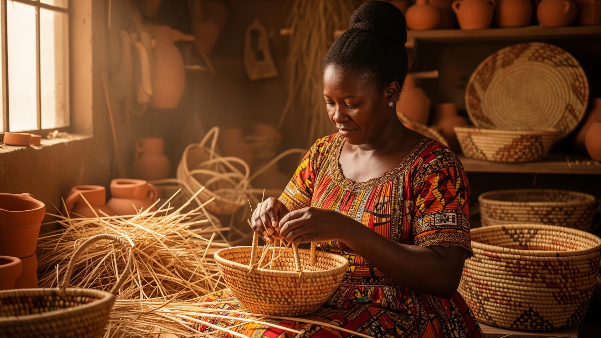 L'Art de la Vannerie Camerounaise : Un Héritage Ancestral